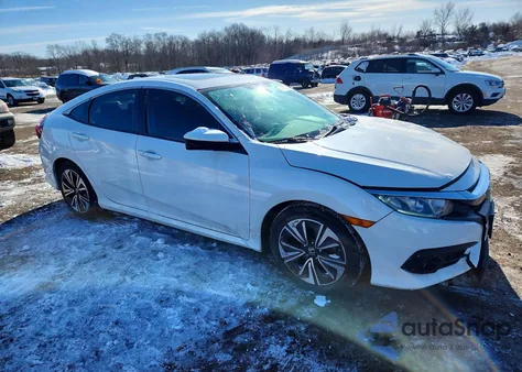 2016 Honda Civic Ex z USA, uszkodzony, nr VIN 2HGFC1F36GH654937
